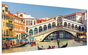 Obraz benátskej gondoly (120x50 cm)