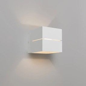 Moderná nástenná lampa biela 9,7 cm - Transfer Groove