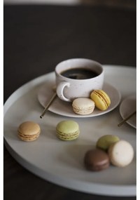 Tmavohnedý okrúhly jedálenský stôl v dekore duba ø 115 cm Yumi – Rowico