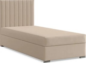 Čalúnená posteľ AGEN 90×200 cm béžová