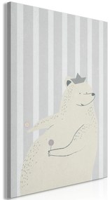 Artgeist Obraz - Teddy Bear Gourmand (1 Part) Vertical Veľkosť: 20x30, Verzia: Premium Print