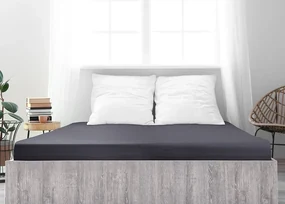 Jersey plachta z mako bavlny LUXORA 90x200 cm tmavo sivá