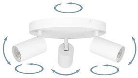 Eglo 900338 - LED RGBW Stmievateľné bodové svietidlo TELIMBELA-Z 3xGU10/4,9W/230V