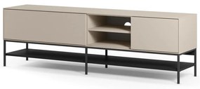 Krémový TV stolík 180x55x35 cm Amira – Marckeric