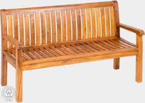 Lavica PIETRO 150 cm teak prírodná