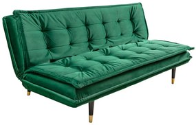 Rozkladacia sedačka Clark 184 cm smaragdovozelená