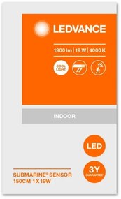 Ledvance - LED Technické svietidlo so senzorom SUBMARINE 1xG13/19W/230V IP65