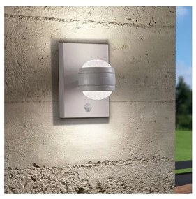 Eglo 96019 - LED Vonkajšie nástenné svietidlo s čidlom SESIMBA 1 2xLED/3,7W