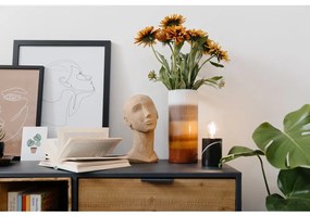 Pieskovohnedá dekoratívna soška PT LIVING Face Art, výška 28,4 cm