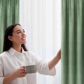 ZATEMŇOVACÍ ZÁVES NA PÁSKE ROSA 140X270 CM TMAVOMÄTOVÁ