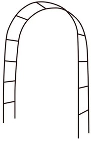 Oblúk na ruže kovový GA-A 133x38x240