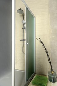 Aqualine Aqualine, AMADEO posuvné sprchové dvere 1000mm, sklo BRICK, BTS100