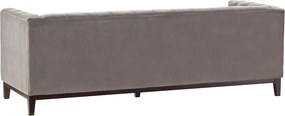 Pohovka Velvet Elite grey pre 3 osoby