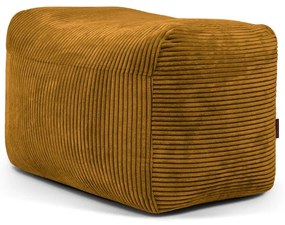 Menčestrový sedací vak v horčicovej farbe Plus 70 Lounge – SLOWDOWN