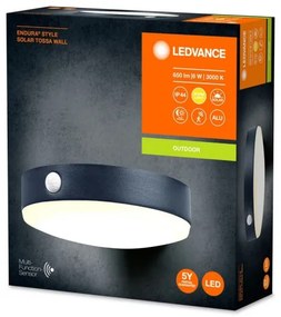 Ledvance ENDURA STYLE LED solárne nástenné svietidlo 6W/3,7V IP44