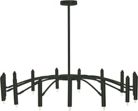 Toolight Toolight, stropná lampa 15xG9 APP1196-15CP, čierna, OSW-40113