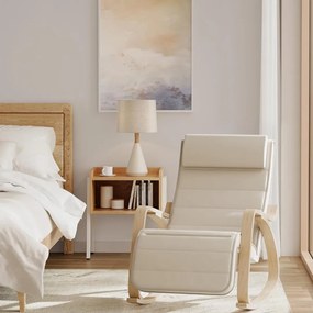 Jurhan Hojdacie kreslo, leňoška SWING nosnosť 150kg, 67x115x91cm, béžová