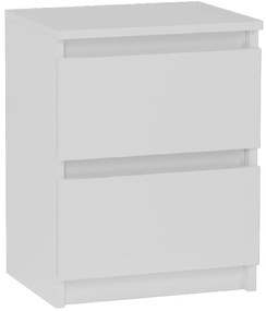 Štýlový nočný stolík 40 x 30 cm - R2 biela