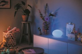 PHILIPS HUE Stolná LED múdra lampa HUE FLOURISH s funkciou RGB, 1xE27, 9,5 W, teplá biela-studená biela, biela