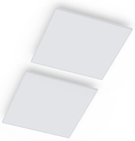 Klarstein Wondersky, infračervený stropný ohrievač, súprava 2 ohrievačov, 60 x 6,5 x 60 cm (Š x V x H), 350 W, IP44