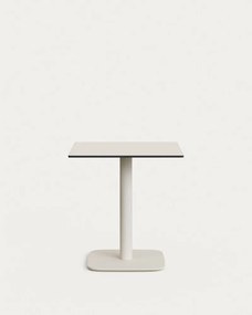 Kovový záhradný jedálenský stôl 68x68 cm Dina – Kave Home