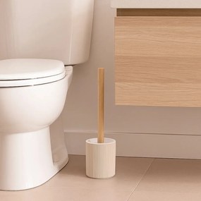 WC kefa Peyton, béžová/s drevenými prvkami