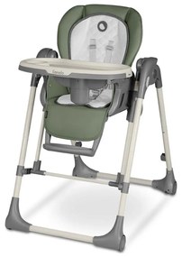 Lionelo - Detská jedálenská stolička LAURICE Olivovo zelená