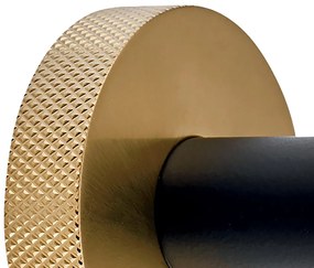 Sapho Sapho, LARISSA pohár, mliečne sklo, čierna/zlatá matná, WS004BG