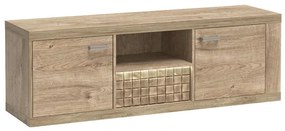 TV stolík/skrinka Nature 12 (s LED osvetlením) (dub ribbeck). Akcia -19%. Vlastná spoľahlivá doprava až k Vám domov. 1057916