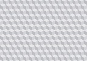 Fototapeta - Mozaika 3D biela (254x184 cm)