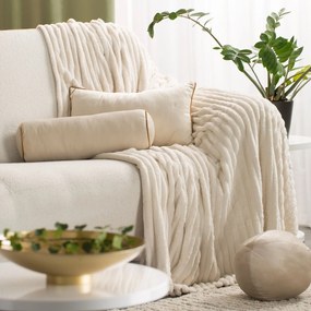 DEKORAČNÝ VANKÚŠ GAJA3 30X50 CM BÉŽOVÁ