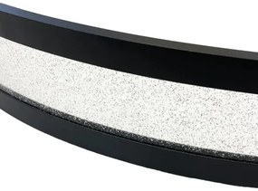 LED Stmievateľný luster na lanku LED/45W/230V čierna + diaľkové ovládanie