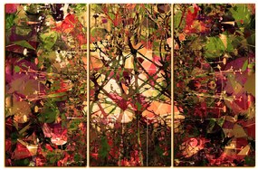 Obraz na plátne - Kvetinové grunge pozadia 1108FB (105x70 cm)