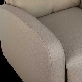 LuxuryForm DESIGN Televízne kreslo RUFO s polohovaním - béžové