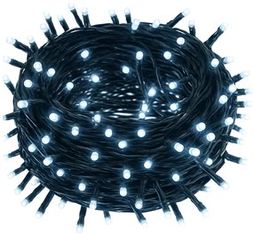 Vianočné svetielka vnútorné studená biela 200 LED