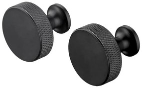 Čierne nástenné kovové háčiky v súprave 2 ks Rof – Blomus