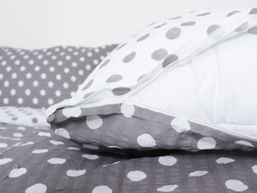 XPOSE® Krepové obliečky MIRIAM DUO - sivé/biele