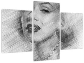 Obraz - Portrén Merilyn Monroe (90x60 cm)