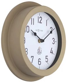 Vonkajšie hodiny Poppy hnedé, ø 22 cm