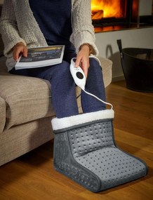 InternetovaZahrada Elektrický ohrievač nôh - šedý