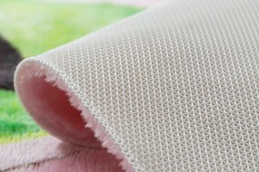 Koberec PLAY  balóniky, písmená abeceda G3548-3,  ružový