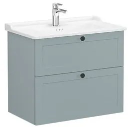 Kúpeľňová skrinka s umývadlom VitrA Root 80x67x46 cm zelená mat ROOTC80GINTC, 1 ks