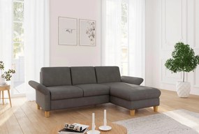 XXXLutz ROHOVÁ SEDAČKA, textil, grafitová Sit & More - Sedačky - 000144016127