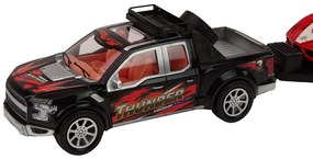 LEAN TOYS Súprava pick-upu s odťahovým návesom so športovým autom