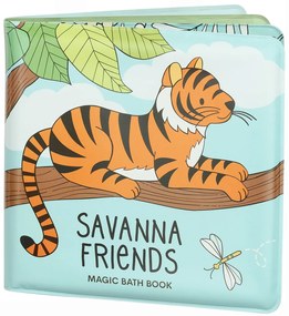 A Little Lovely Company - kúzelná knižka do vody - zvieratká zo savany