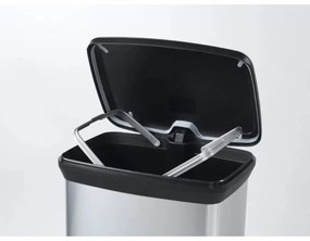 Curver Odpadkový kôš DECO BIN 50L, strieborný