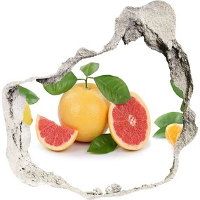 Nálepka fototapeta 3D výhľad betón Citrusové ovocie nd-p-108945081