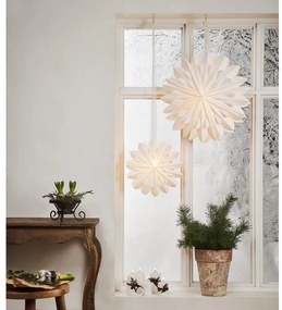 Biela vianočná svetelná dekorácia ø 40 cm Clipp - Star Trading