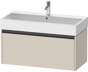 DURAVIT Ketho 2 závesná skrinka pod umývadlo, 1 zásuvka, 984 x 460 x 440 mm, taupe super matná, K25078083830000