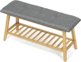 Bambusový botník prírodný DR-N1012 GREY2